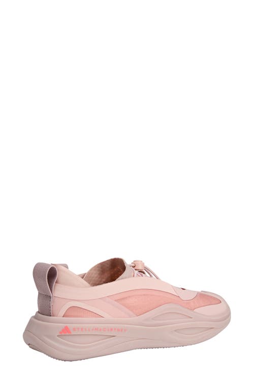 Adidas By Stella Mccartney Low Ground Sneakers In Vapour Pink/turbo/lilac
