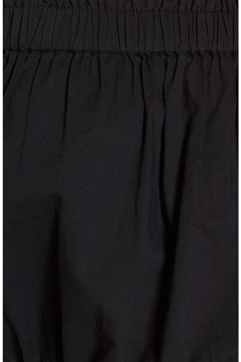 Strappy Cold Shoulder Crop Top, Alternate, color, BLACK