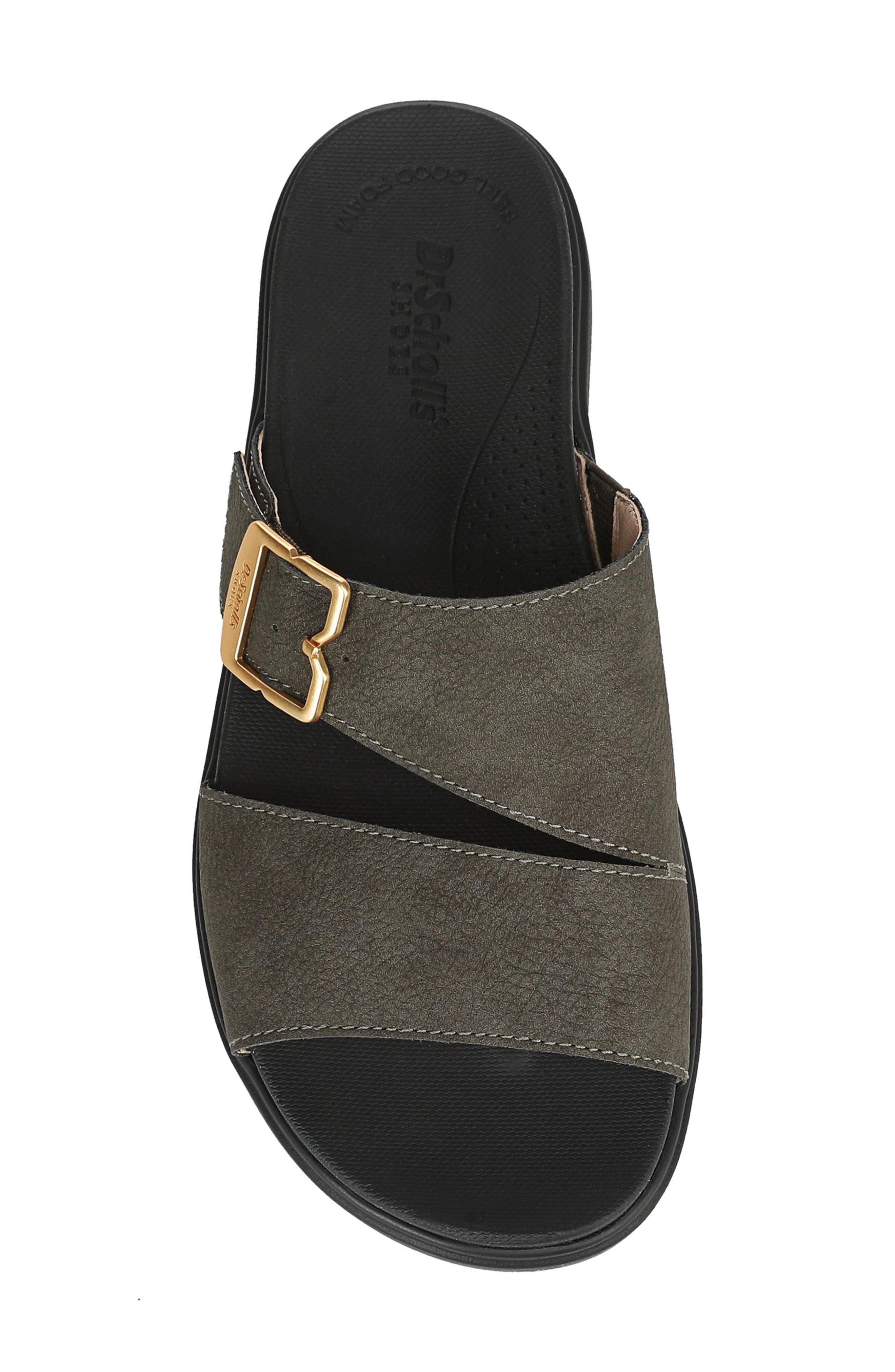 Madison Cloud Slide Sandal, Alternate, color, OLIVE