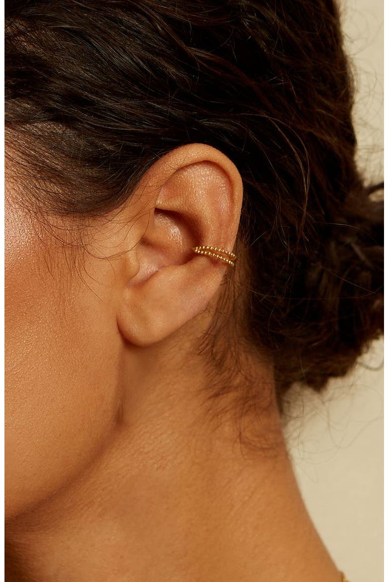 Stand By Your Side Ear Cuff, Alternate, color, Gold