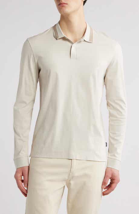 BOSS Pleins Long Sleeve Polo