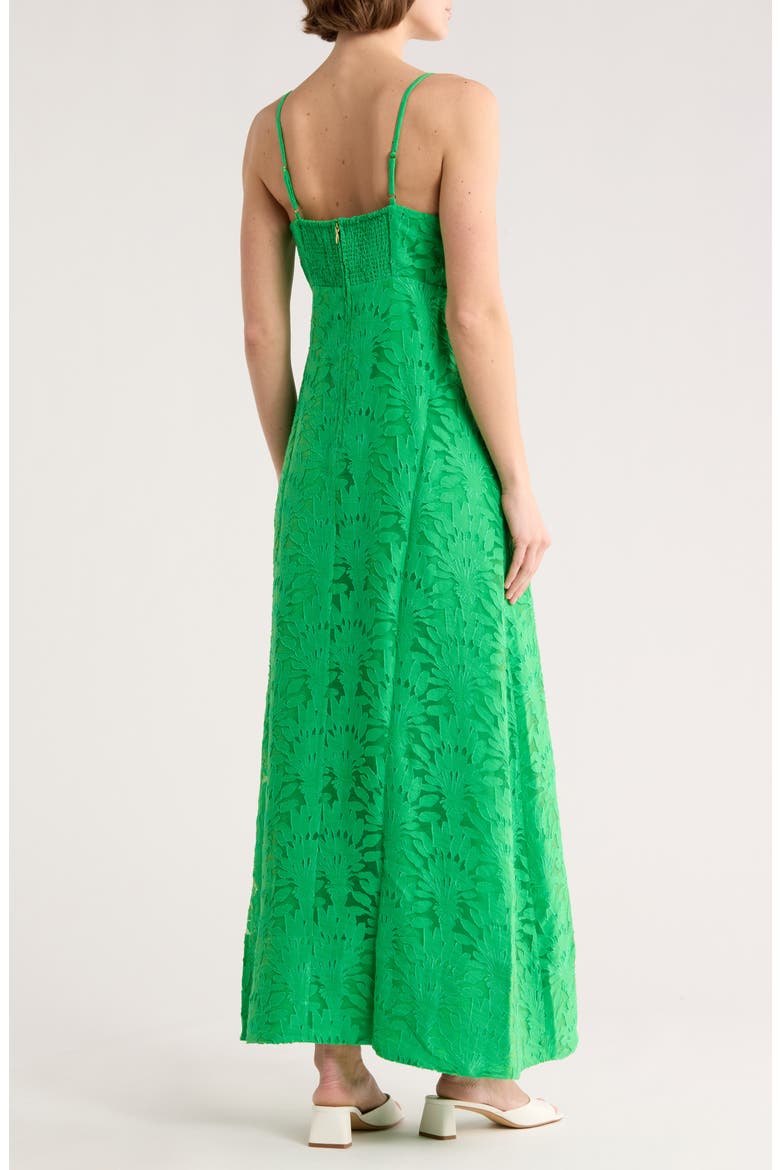 Sarahlynne Maxi Dress, Alternate, color, FAUNA GREEN PALM