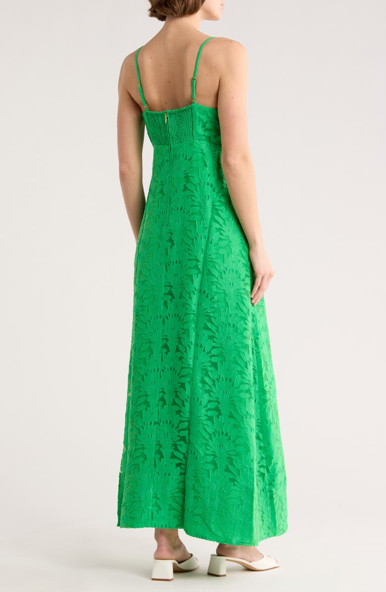 Lilly Pulitzer<sup>®</sup> Sarahlynne Maxi Dress, Alternate, color, Fauna Green Palm