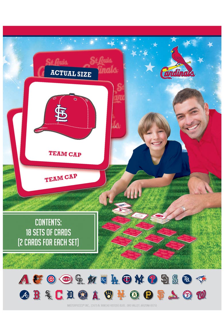 St. Louis Cardinals Matching Game, Alternate, color, Multicolor