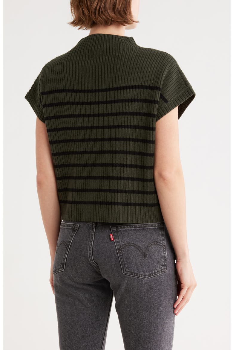 Mock Neck Pullover Sweater, Alternate, color, FOREST GREEN