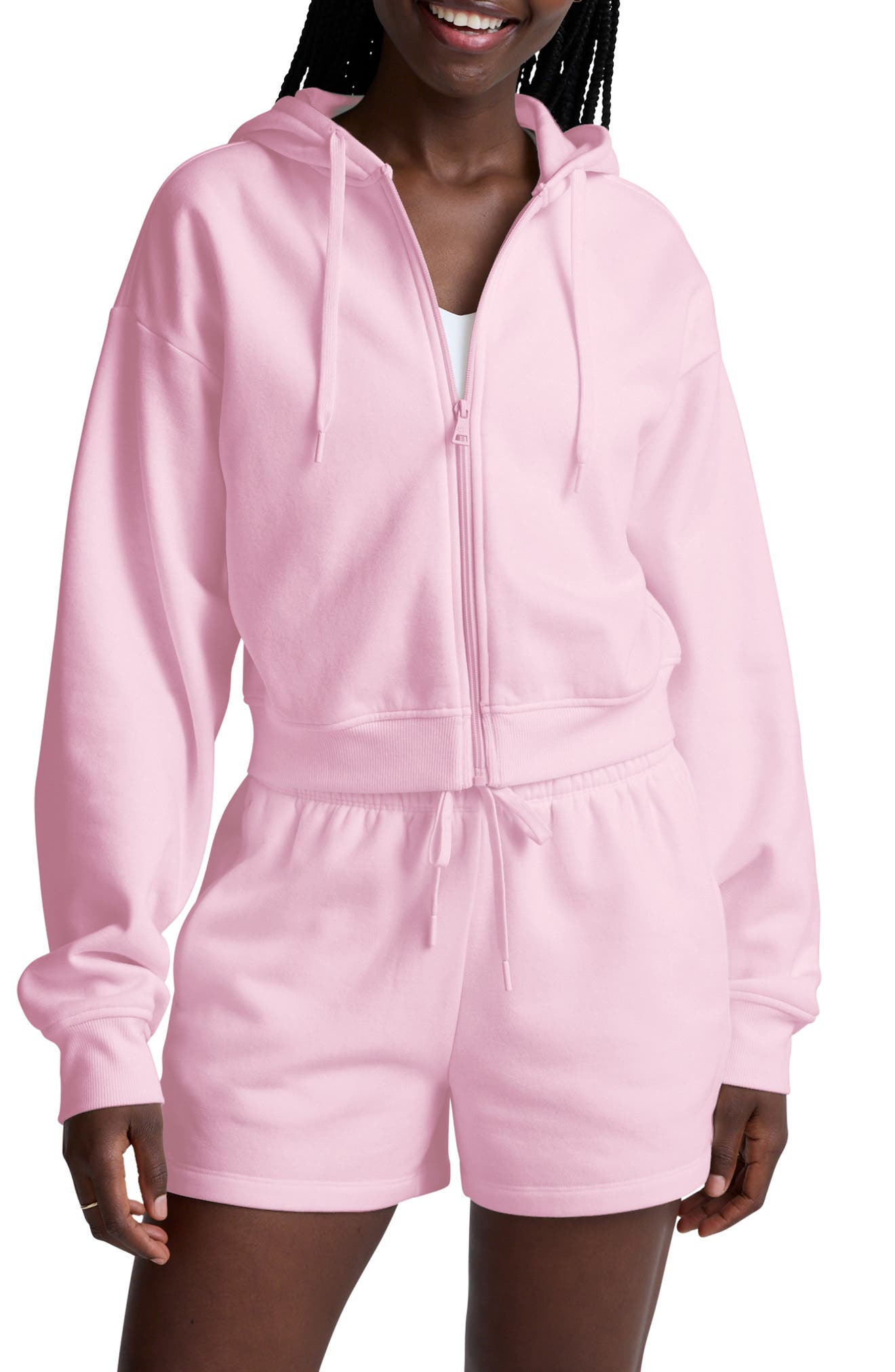 LuxeFleece Zip-Up Hoodie