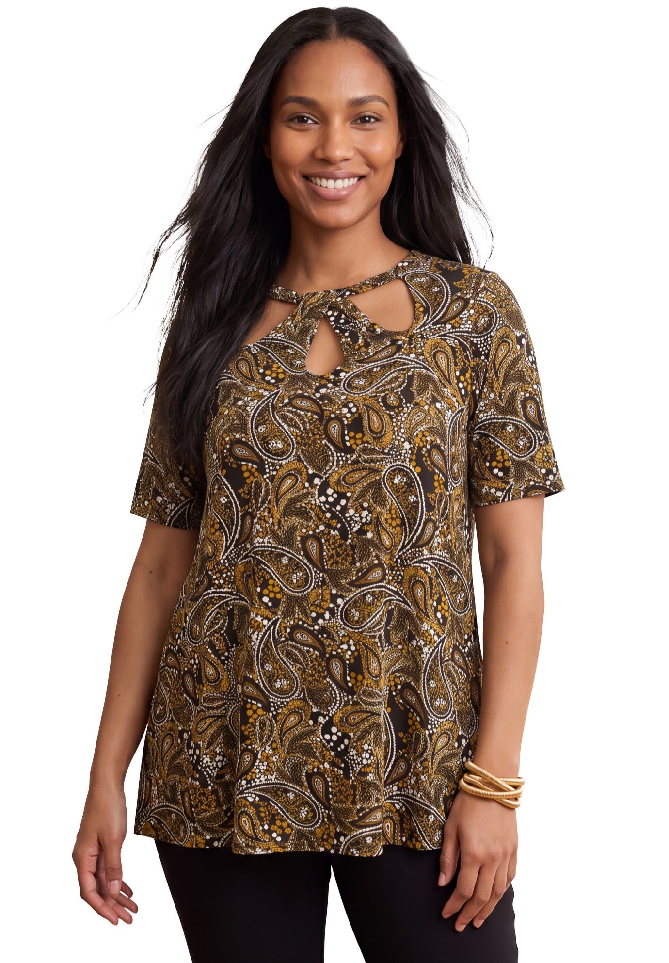 BROWN GARDEN PAISLEY