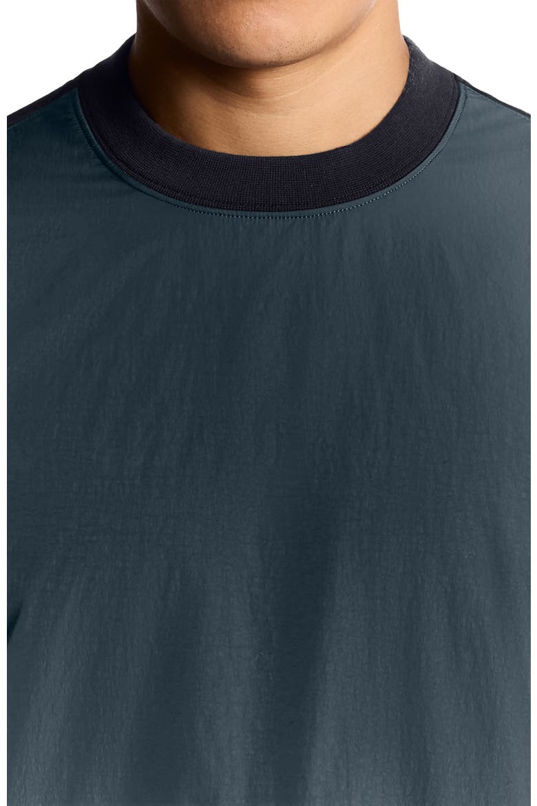 Half Raglan Hybrid Long Sweatshirt, Alternate, color, Dark Navy