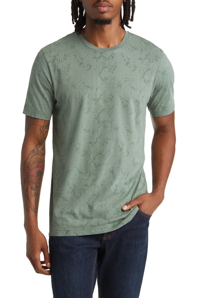 Warmer Tides Cotton T-Shirt, Main, color, LAUREL