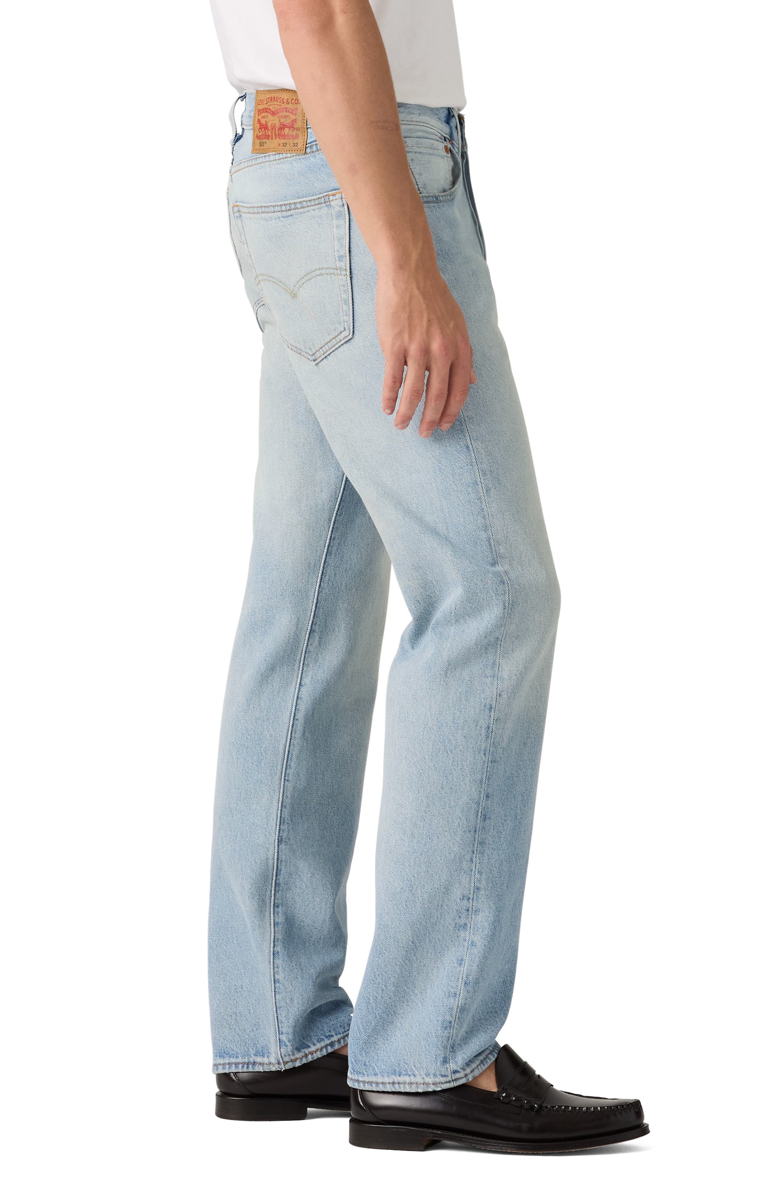 EXCLUSIVE LEVI’S(R)/501R RELAXEDLENGTH28 501® Relaxed Straight Leg Jeans (Men) | Nordstromrack