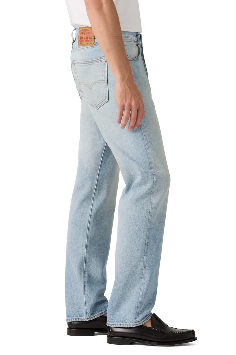 501® Relaxed Straight Leg Jeans, Alternate, color, SEE THROUGH