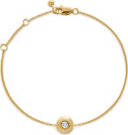 Monica Vinader Bezel Birthstone Station Bracelet
