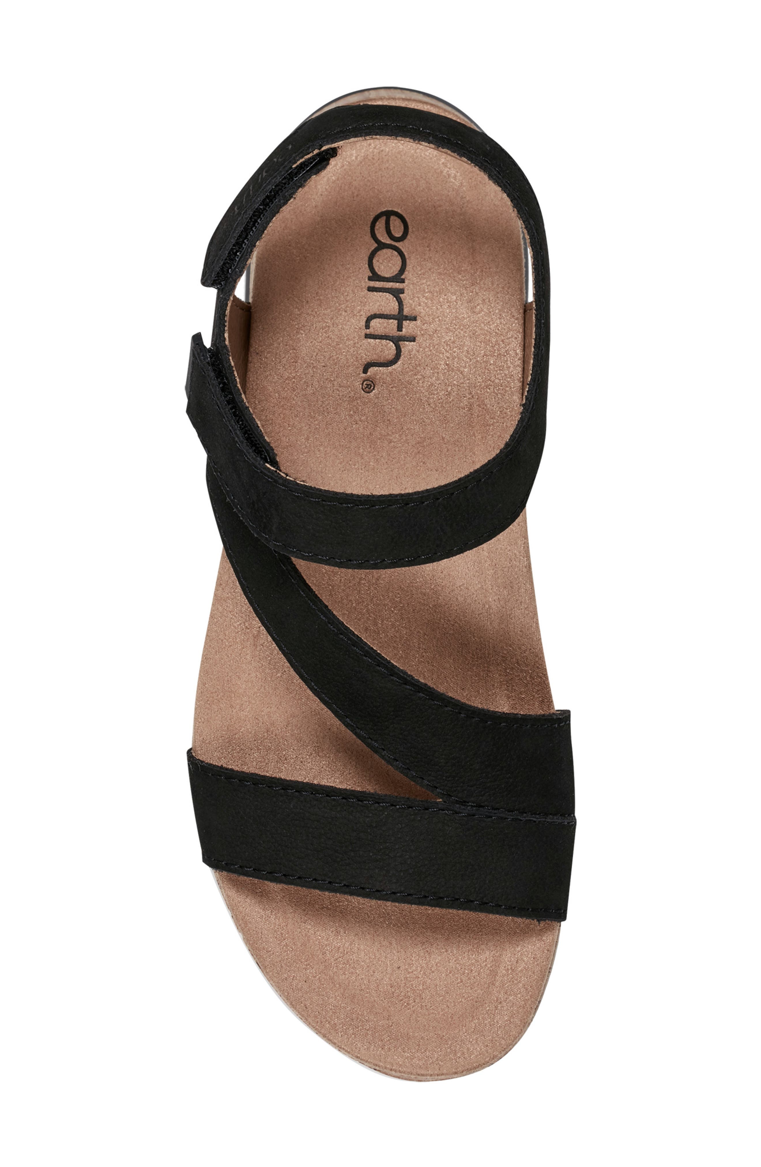 Earth<sup>®</sup> Roni Ankle Strap Sandal, Alternate, color, Black