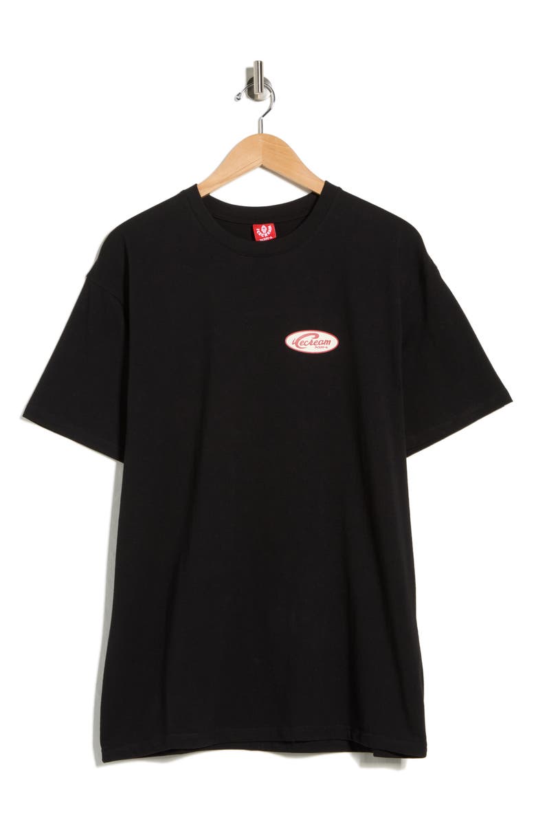 ICECREAM Mmm Food Graphic T-Shirt, Main, color, Black