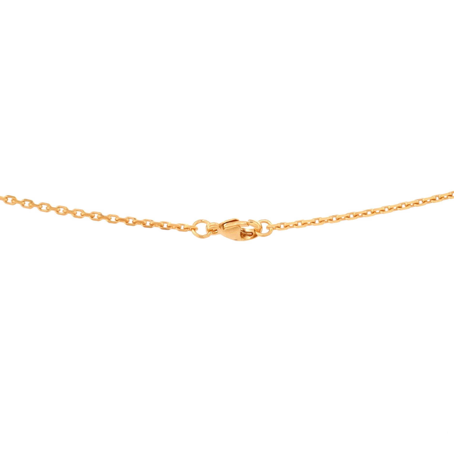 Pre-Owned Hermes Pop H Pendant Chain Necklace Metal and Enamel Mini, Alternate, color, Gold