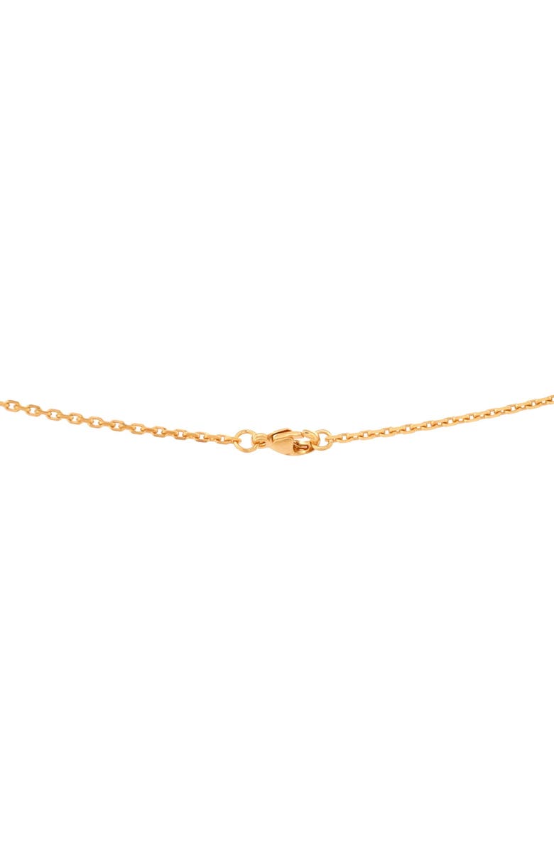 Pre-Owned Hermes Pop H Pendant Chain Necklace Metal and Enamel Mini, Alternate, color, Gold