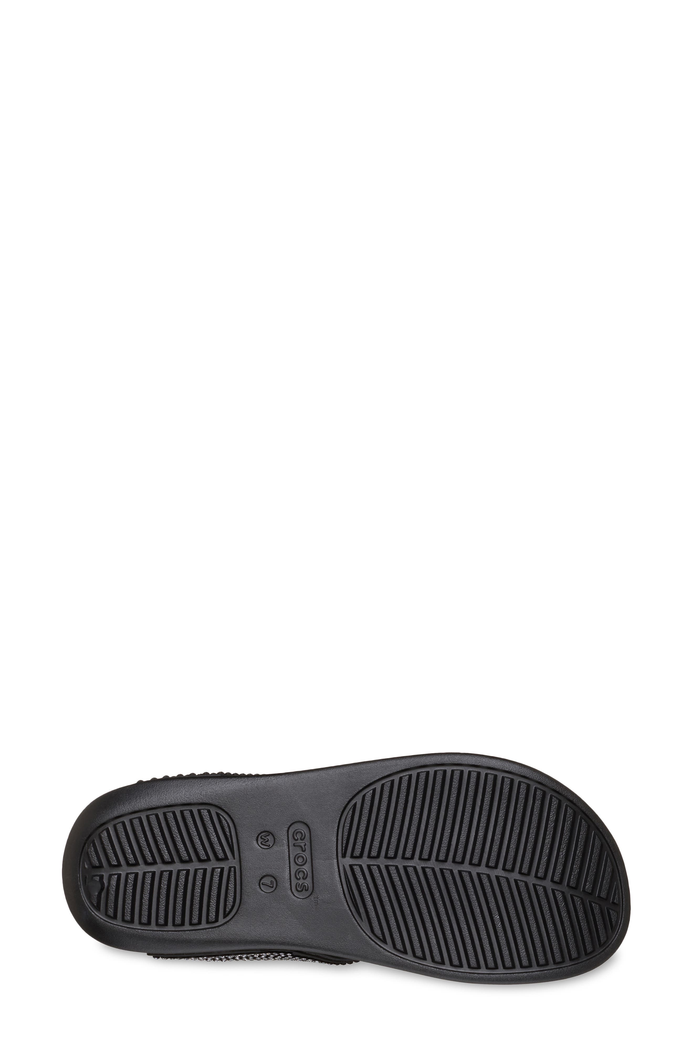 CROCS Getaway Gems Flip Flop, Alternate, color, Black