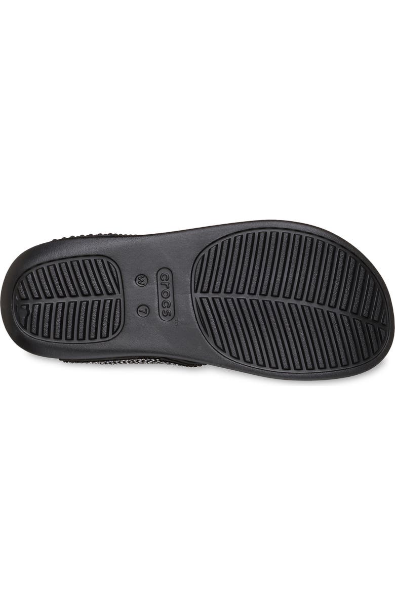 CROCS Getaway Gems Flip Flop, Alternate, color, Black