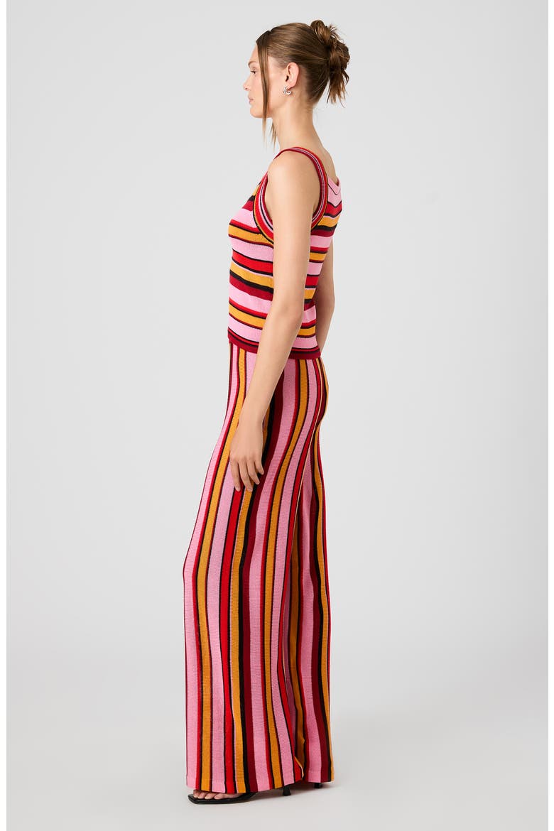 Motley Knit Tank, Alternate, color, SUNKISSED ORANGE MUL