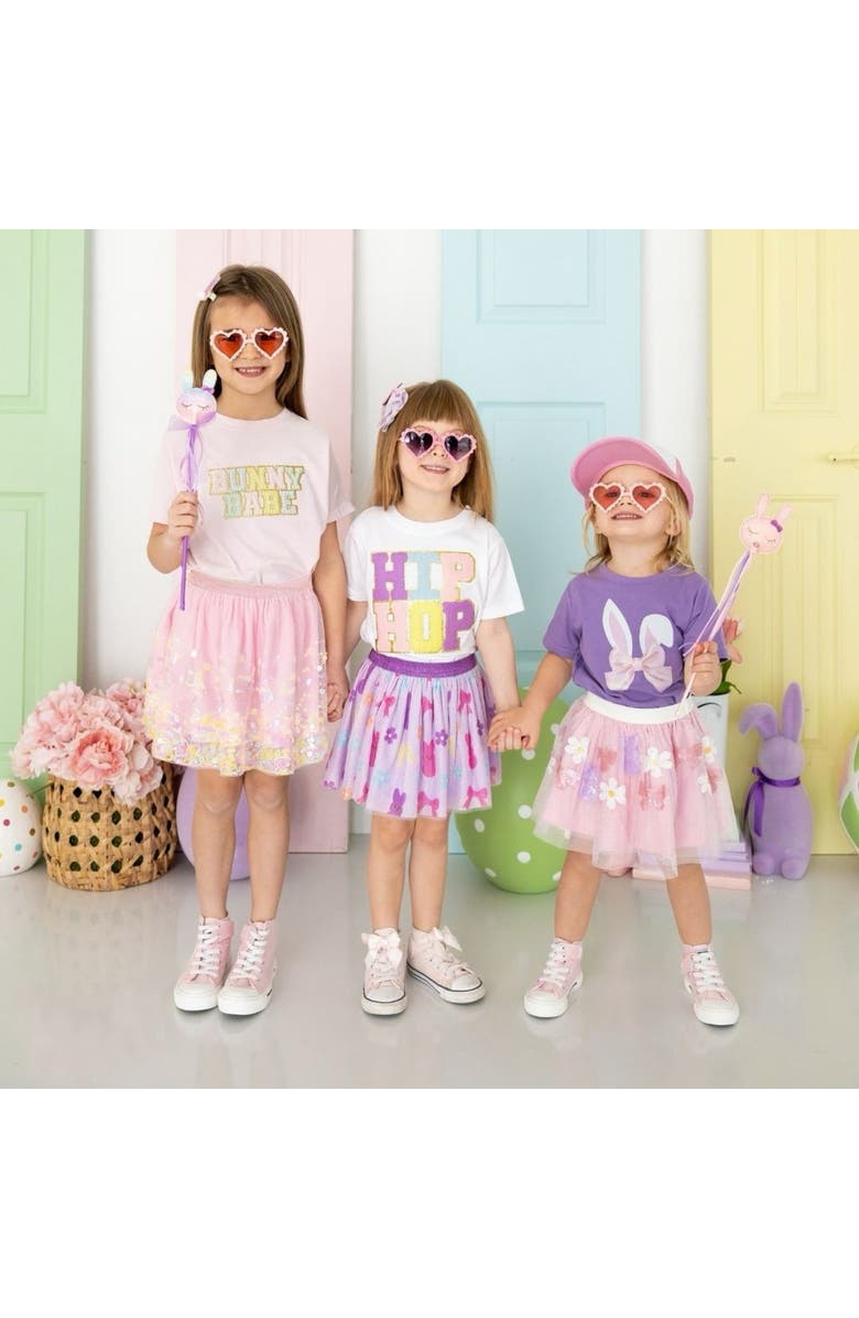 Sweet Wink Pastel Rainbow Easter Bunny Wand, Alternate, color, Multicolor