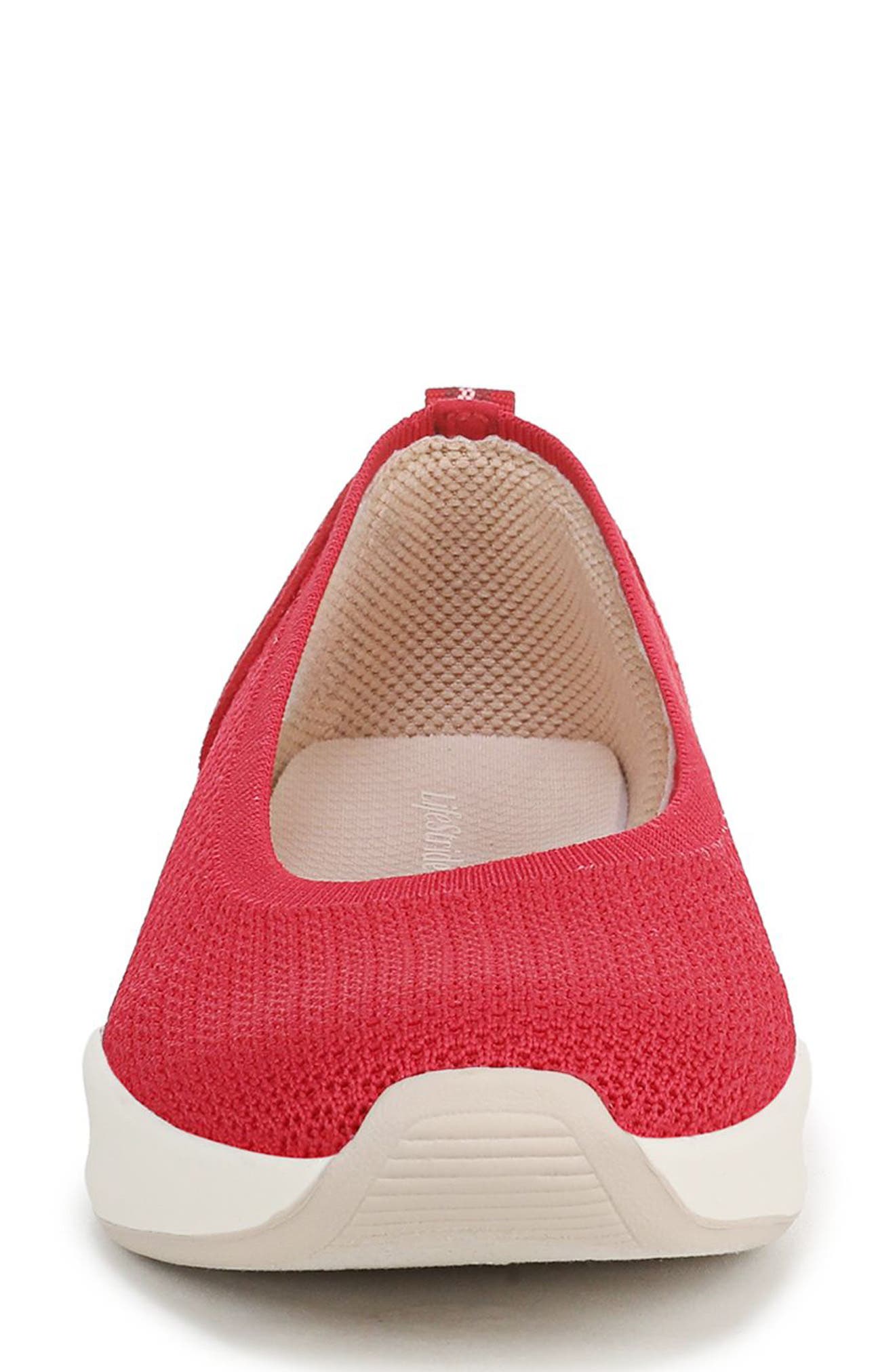 Unity Slip-On Sneaker, Alternate, color, FIRE RED