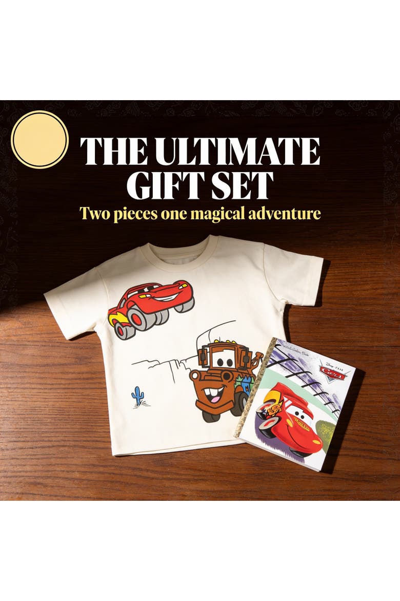 Cars Short Sleeve T-shirt, Alternate, color, Ivory McQueen Mater