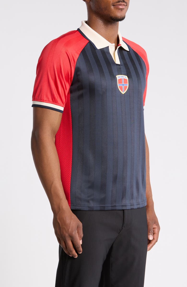 Les Deux Norway Football Jersey, Alternate, color, Racing Red