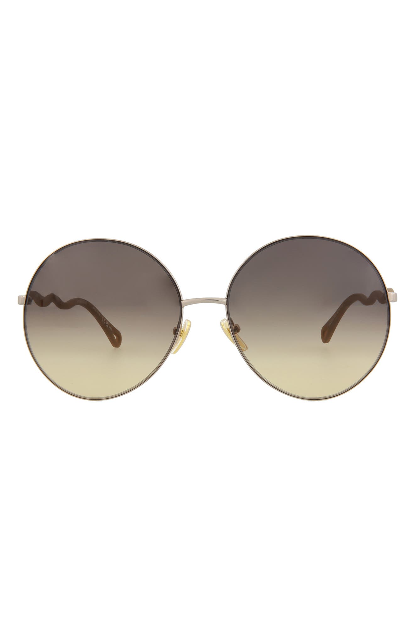 Core 62mm Oversize Round Sunglasses