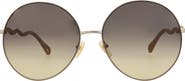 Chloé Core 62mm Oversize Round Sunglasses