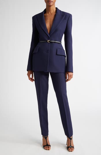 Sculpted Crepe Blazer