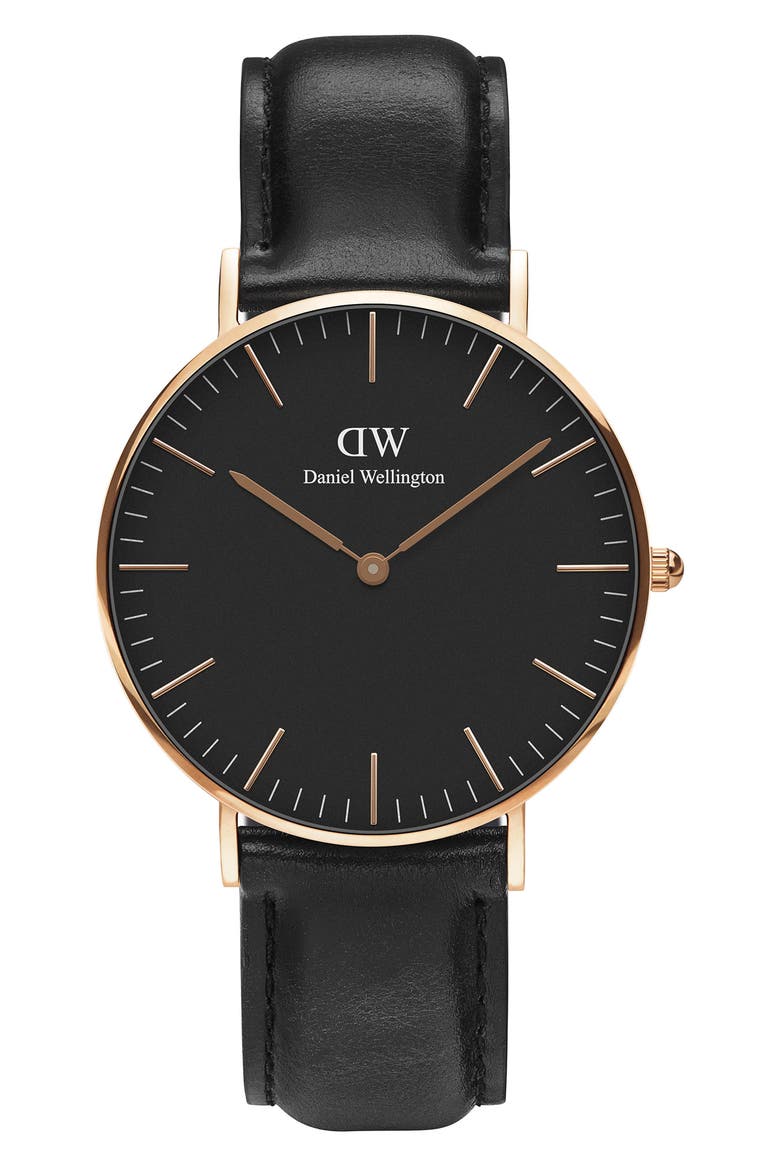 Classic Sheffield Leather Strap Watch, 36mm video