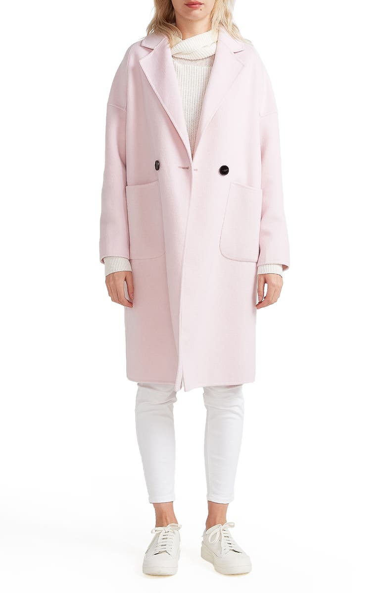 Belle & Bloom Publisher Wool Blend Coat, Main, color, 