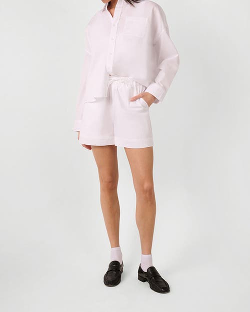 Weworewhat Button Front Shirt In White