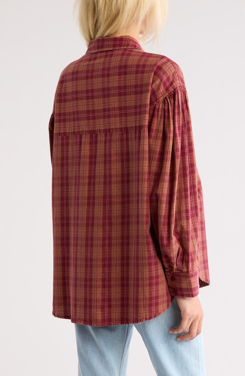Abound Plaid Button-Up Shirt, Alternate, color,