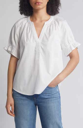 Wit & Wisdom Split Neck Top
