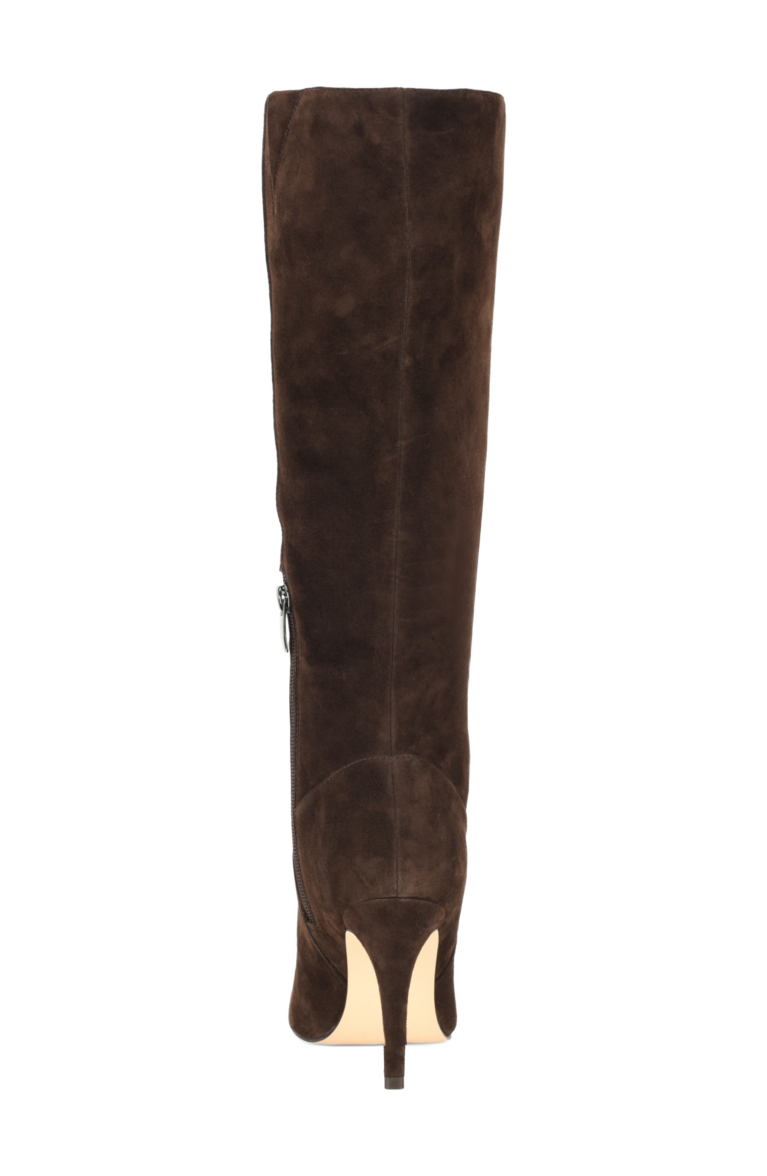 Korin Wide Calf Knee High Boot, Alternate, color, DARK BROWN