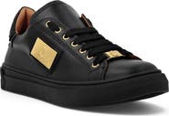 BILLIONAIRE Croco Printed Nappa Leather Lo-Top Sneakers Men