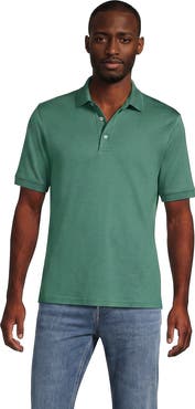 Lands' End Short Sleeve Cotton Supima Polo Shirt