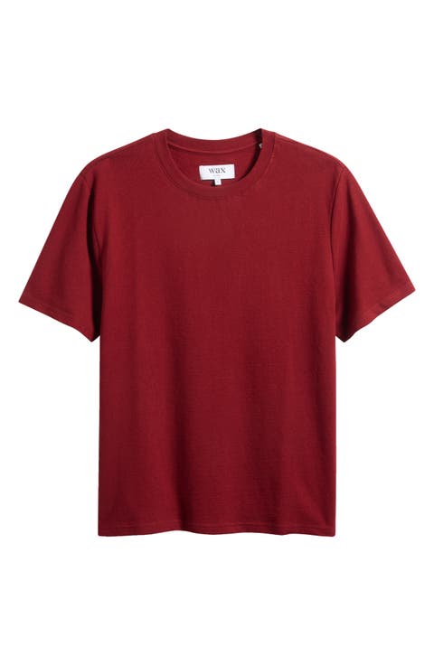 Dean Boxy Textured Organic Cotton T-Shirt