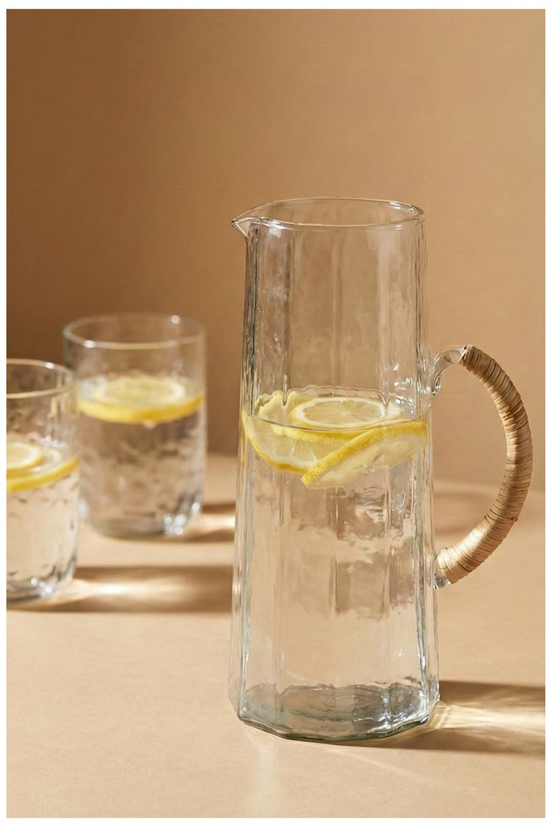 Glass Pitcher, Alternate, color, TRANSPARENT