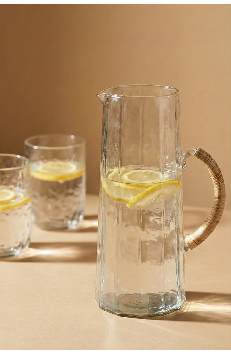 Casa Amarosa Glass Pitcher, Alternate, color, Transparent