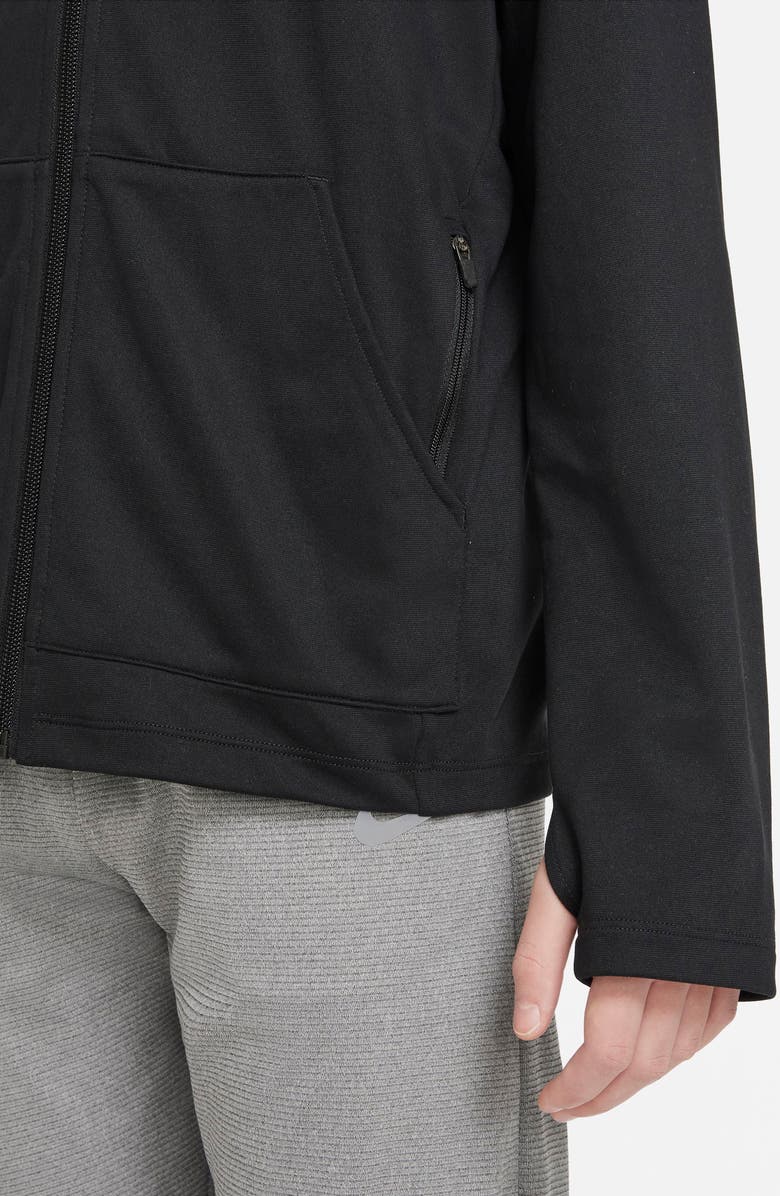 Nike Kids' Dri-FIT Zip Training Hoodie, Alternate, color, 