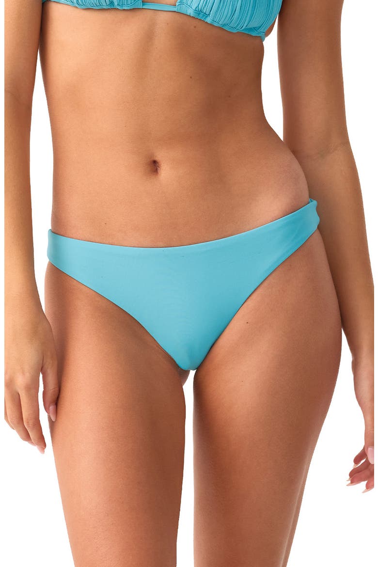 Basic Ruched Full Coverage Bikini Bottoms, Main, color, KAI
