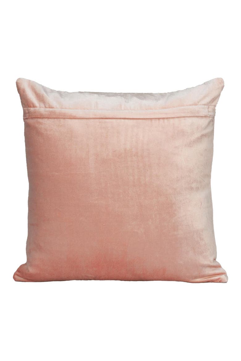 Tufted Velvet Throw Pillow, Alternate, color, PINK