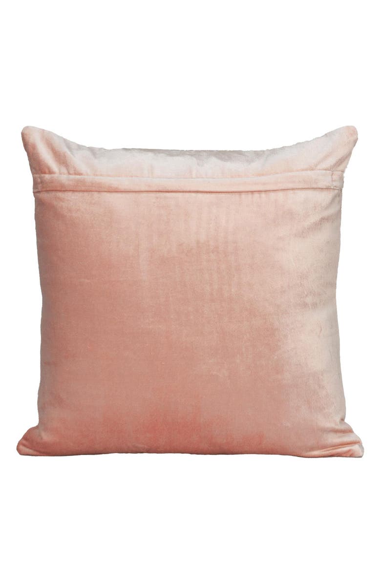 PARKLAND COLLECTION Tufted Velvet Throw Pillow, Alternate, color, Pink