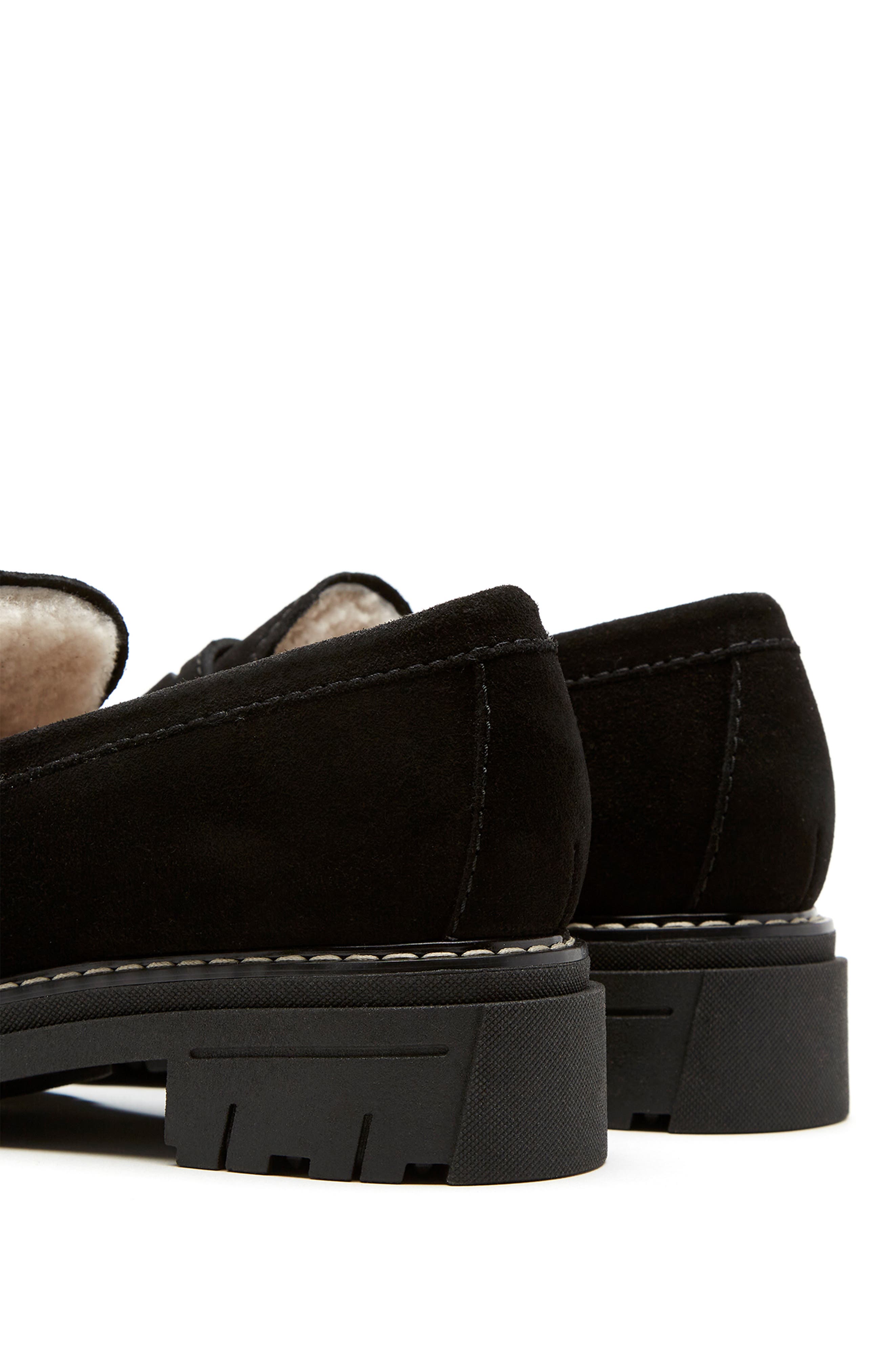 La Canadienne Devin Waterproof Penny Loafer, Alternate, color, Black Suede