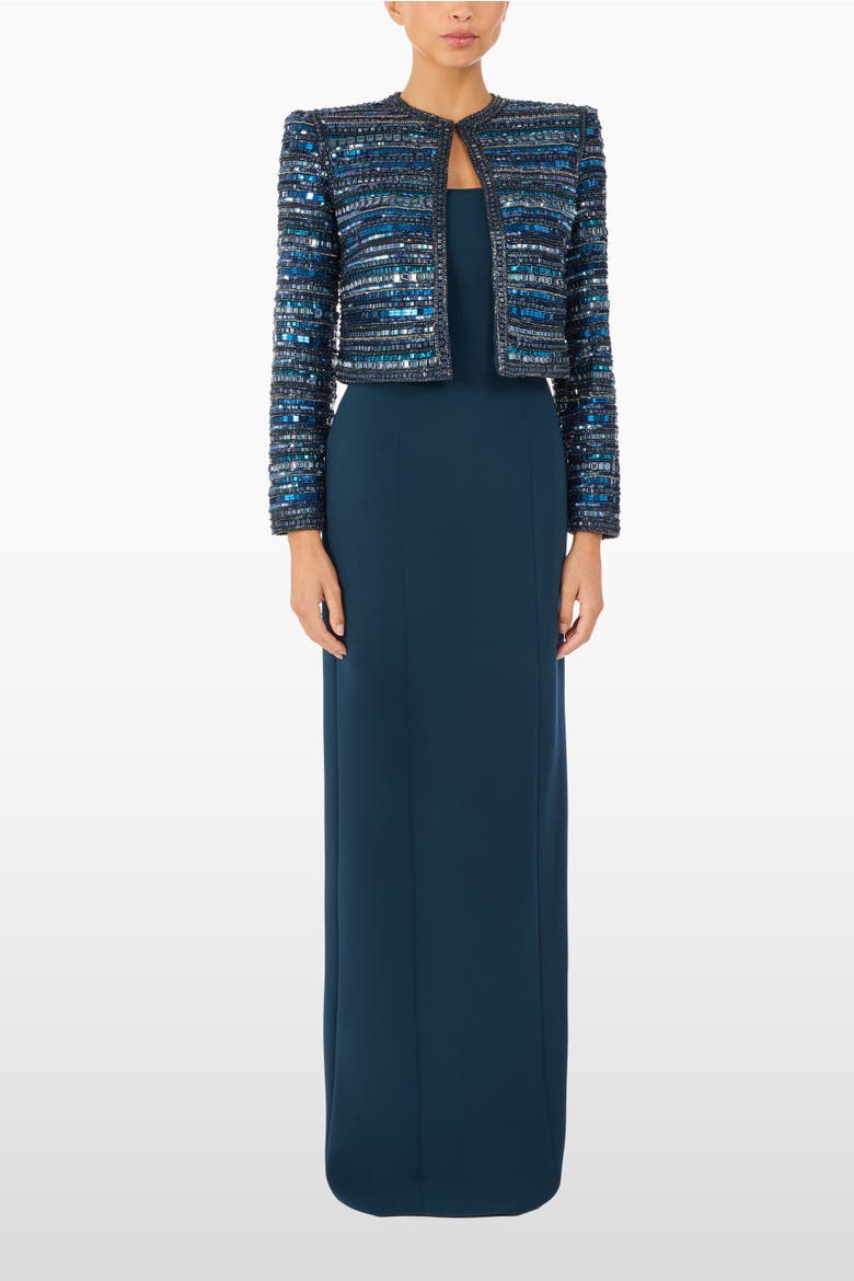 Alma Beaded Jacket, Main, color, Blackthorne Blue