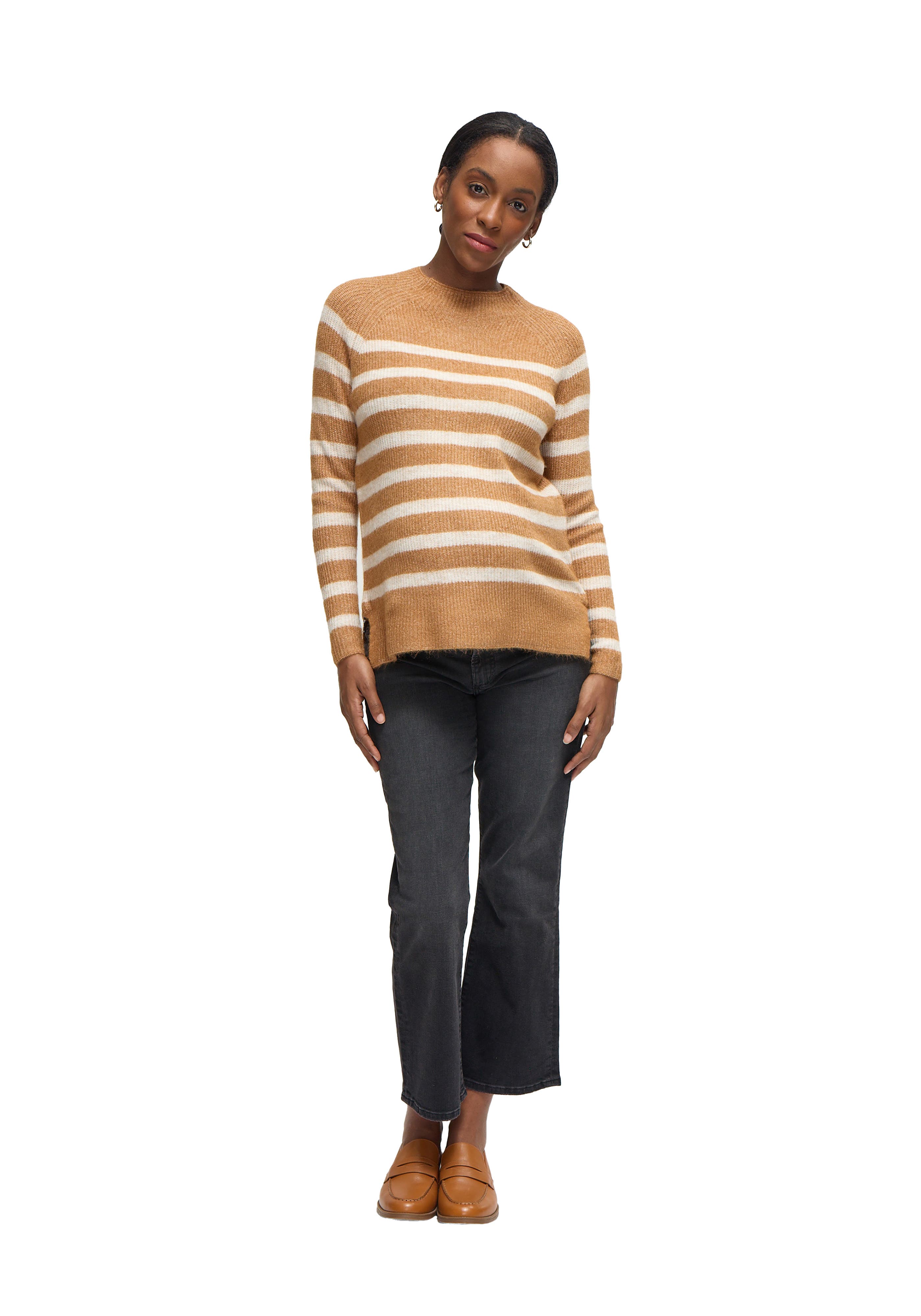 Raglan Maternity Mock Neck Sweater - image 3