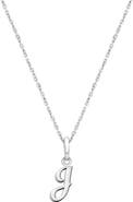Tiny Blessings Sterling Silver Initial 12-14" Necklace