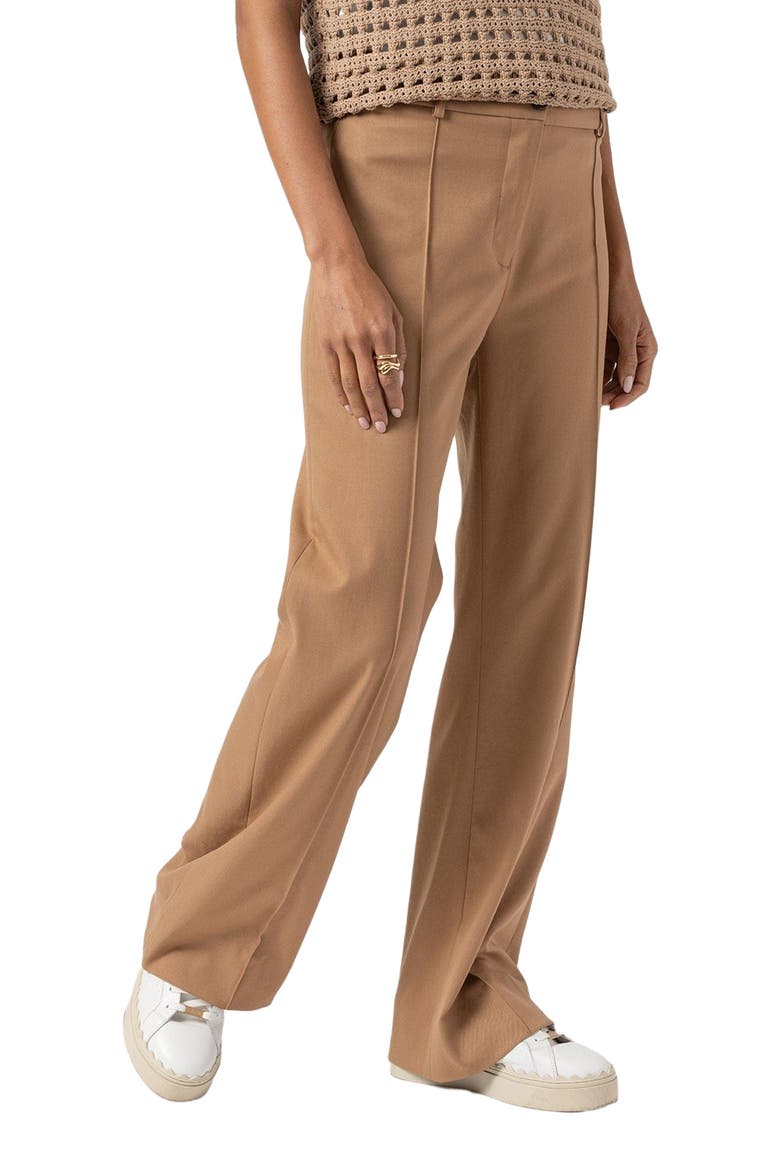 Cambridge Tailored Wide Leg Pant, Alternate, color, Brown